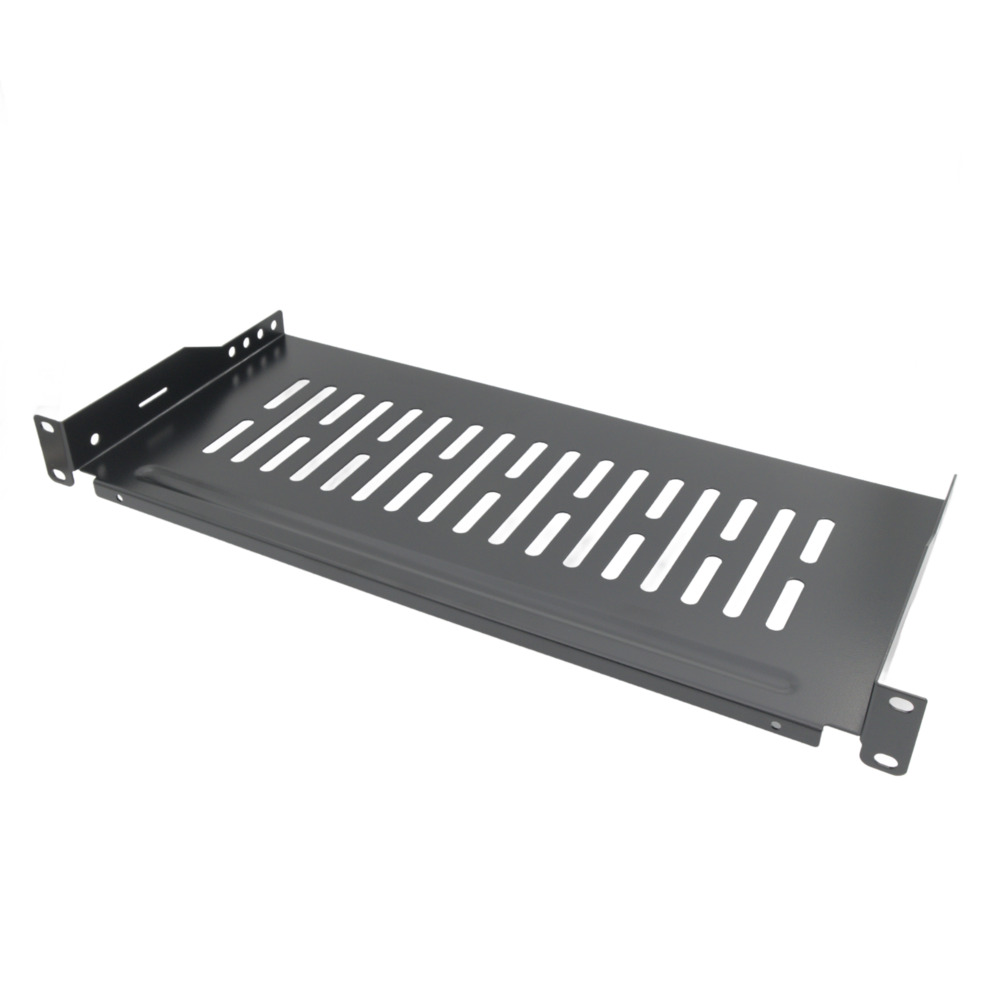 Plateau de Rack Fixe 19" avec Fixation Frontale de 200mm [10kg]