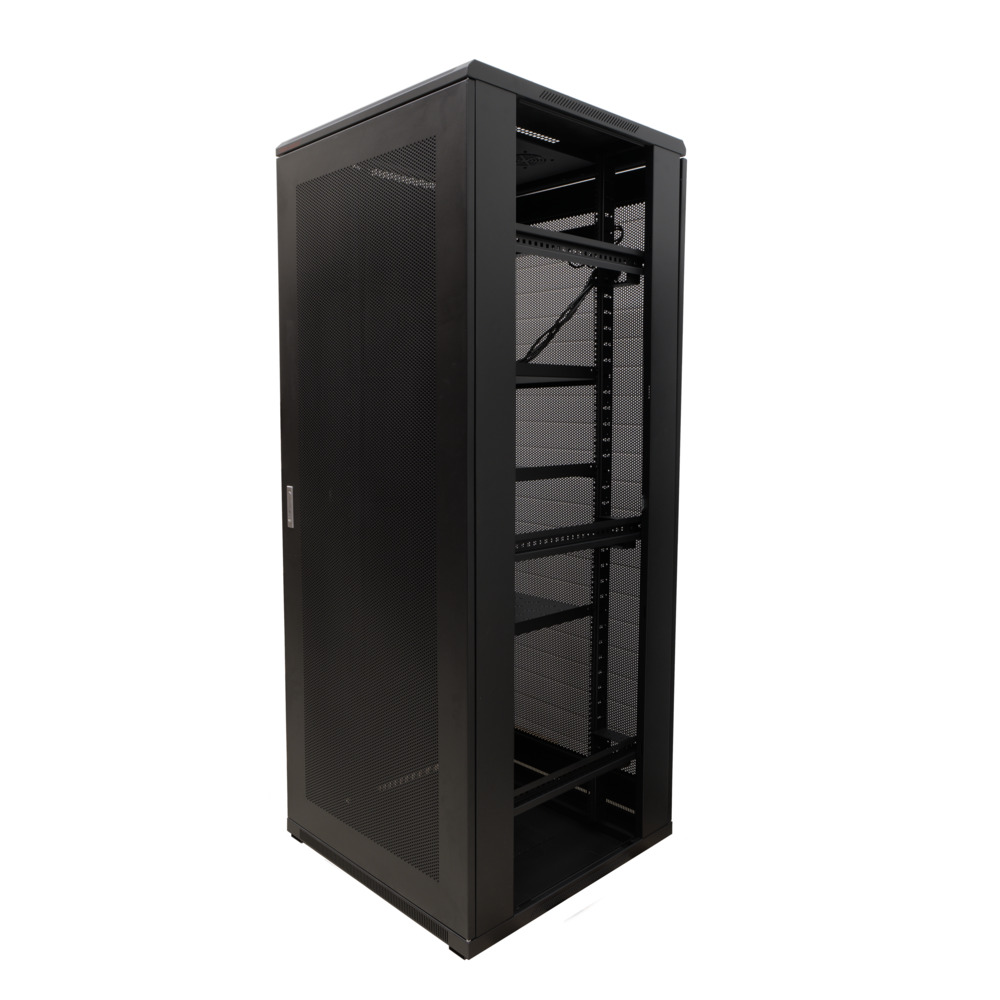Armario rack de suelo 42U 19" [800x800x2000mm] | Sin Accesorios | Negro