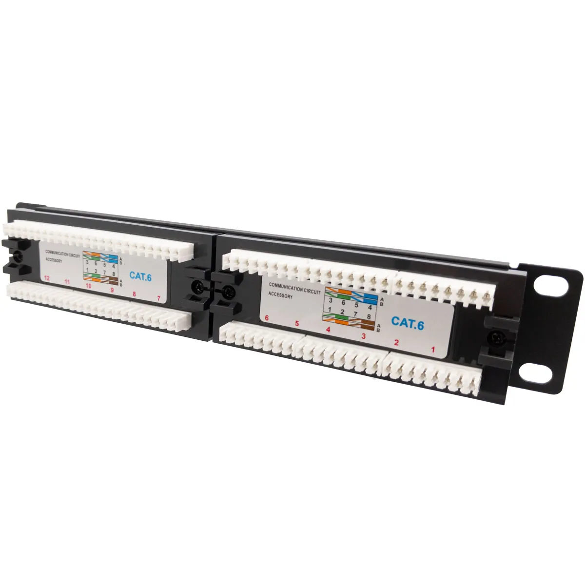10" Patch panel Cat.6, 12 puertos — imagen 3
