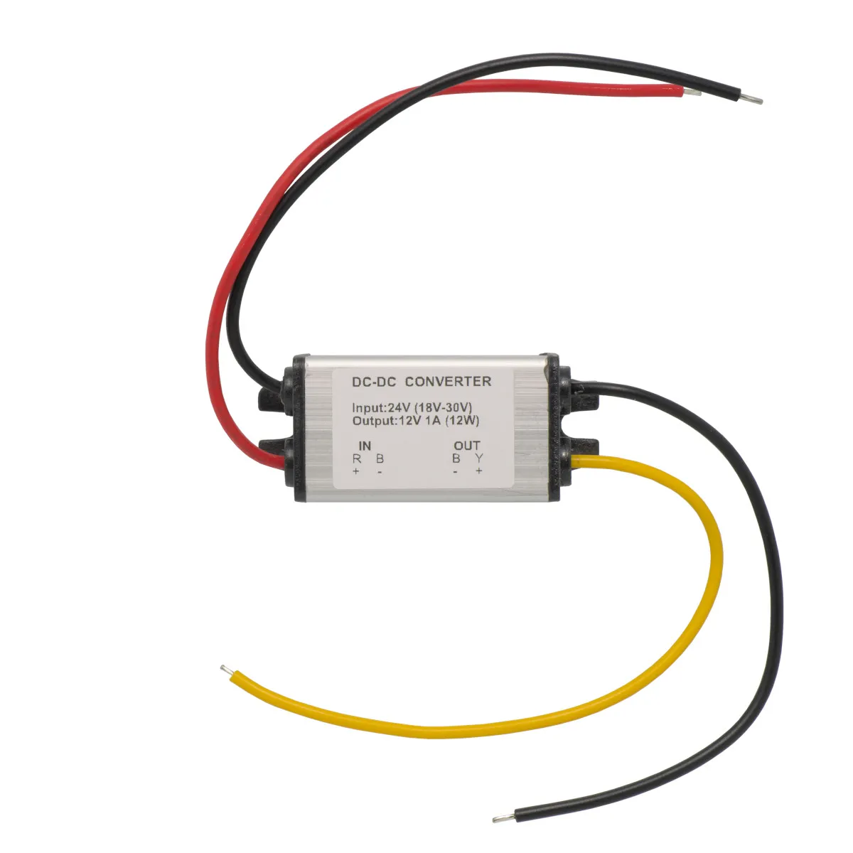 DC/DC Power Converter 24V to 12V (12W) IP67
