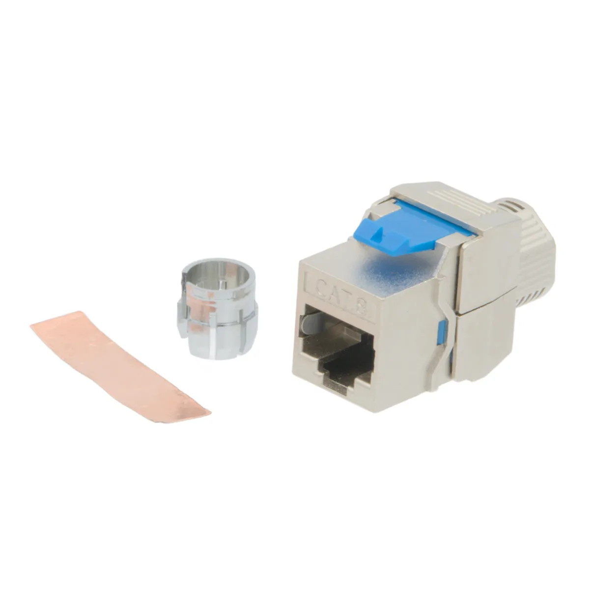 FTP Cat.8 180º Keystone - sin herramientas — imagen 4