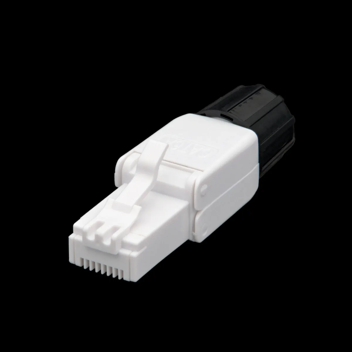 Conector RJ45 Cat.6A de plástico sin herramientas