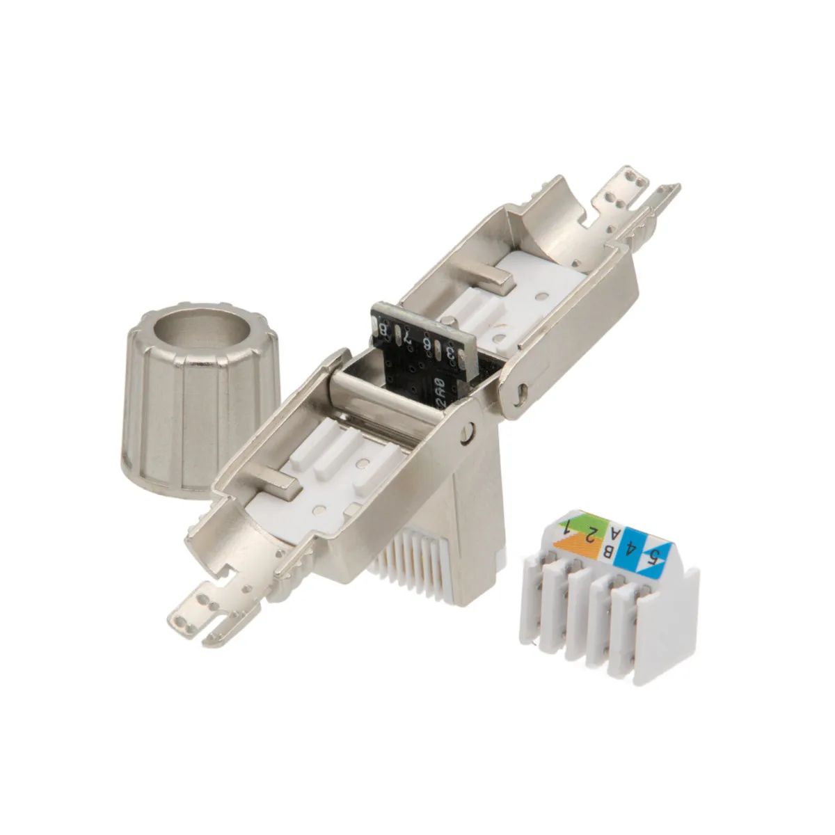 Conector Metálico RJ45 Cat.7 sin Herramientas — imagen 3