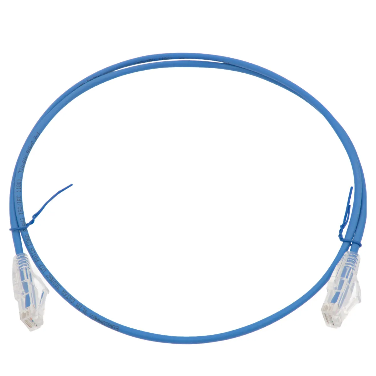 Slim Cat.6A UTP LSZH 100% CU, 28AWG, 2m, Azul