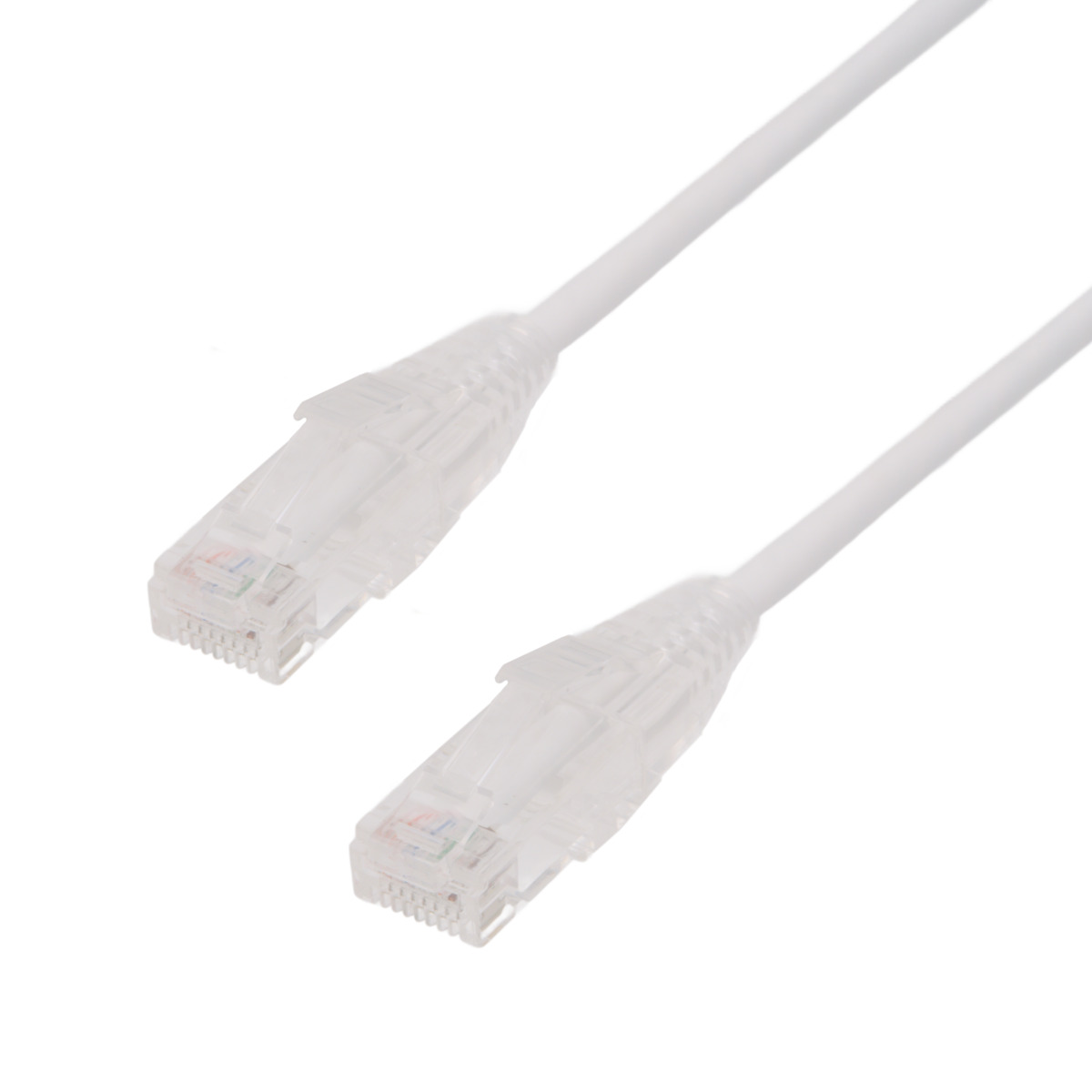 Slim Cat.6A UTP LSZH 100% CU, 28AWG, 0.15m, Blanco