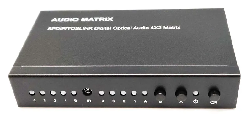 4x2 Matrice d''Audio, SPDIF/Toslink