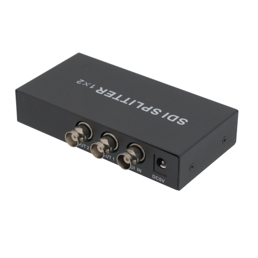 SDI Splitter&Repetidor 1x2 amb suport per HD-SDI/3G SDI, 120m.