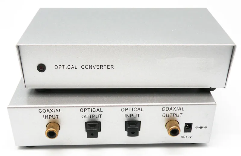 Conversor Óptico - Coaxial, Coaxial - Óptico.