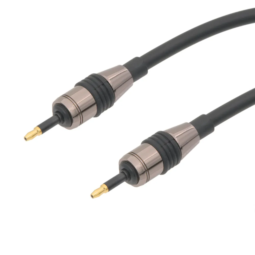 Cable Fibra Óptica mini-TOSLINK 6.0mm - Conexión Macho a Macho de 1,5m de Alta Calidad