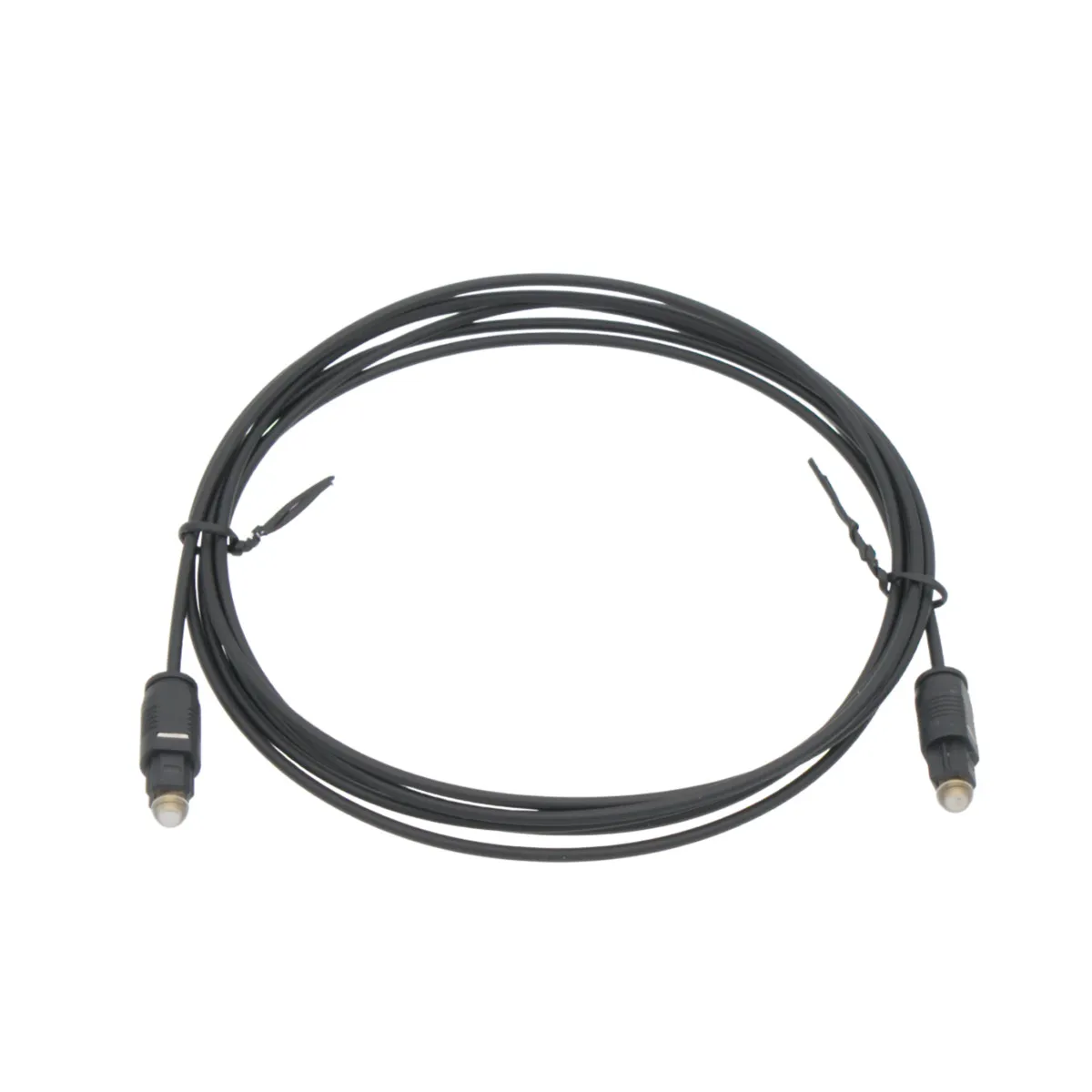 Cable Fibra Óptica TOSLINK 2.2mm - Conexión Macho a Macho de 0.5m — imagen 2