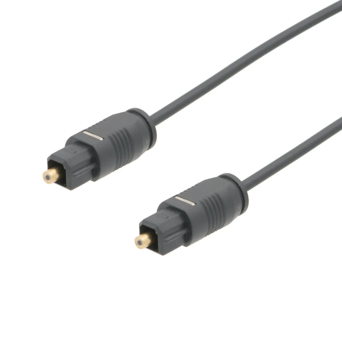 Cable Fibra Óptica TOSLINK 2.2mm - Conexión Macho a Macho de 2m