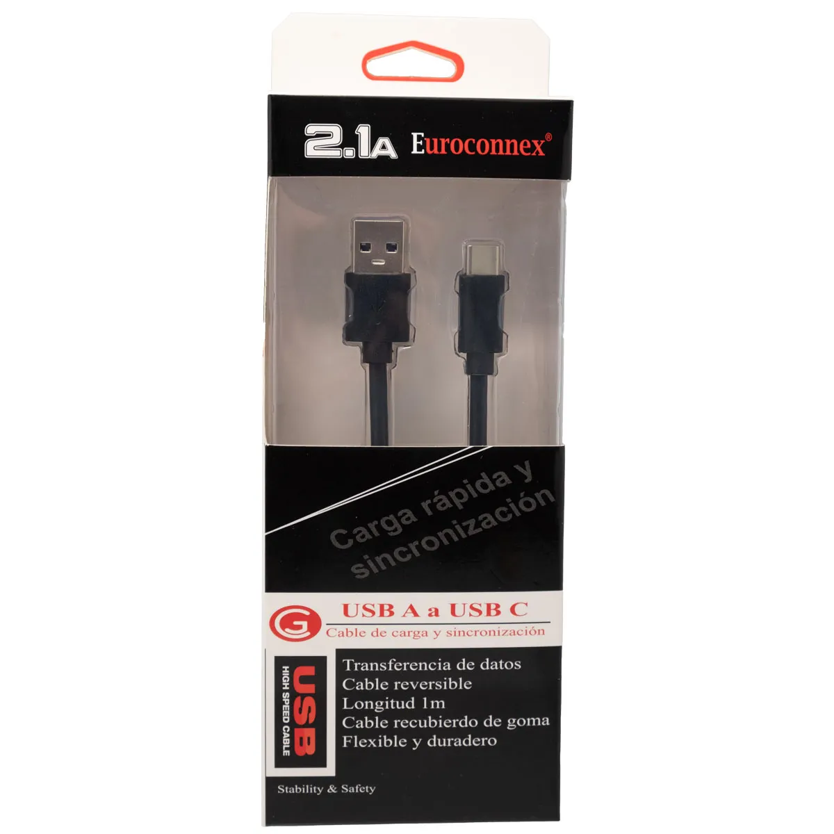 USB A 3.0 a USB C 3.1, 0,3m. — imagen 3