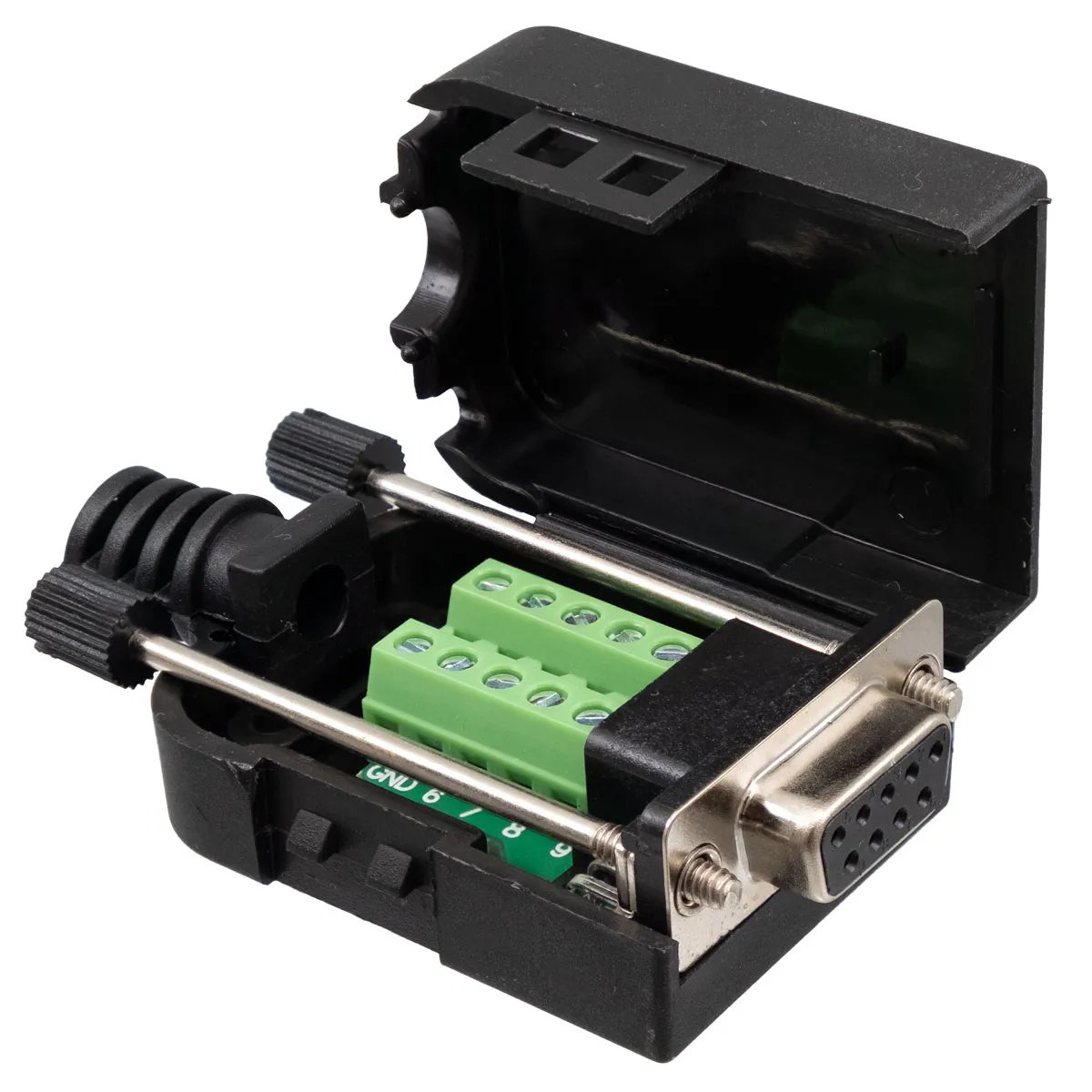 DB9 Female Connector with Terminals