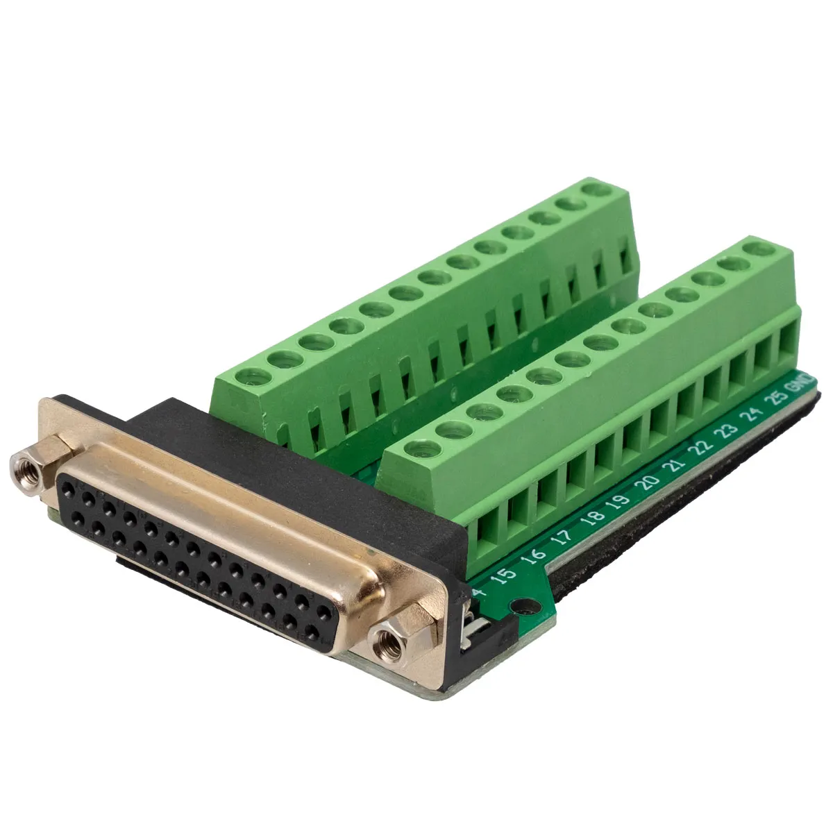 DB25 Female Connector with Terminals, Without Housing