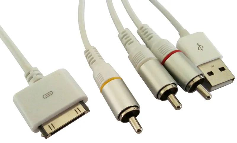 Dock a USB A mascle + 3*RCA, 1.5m