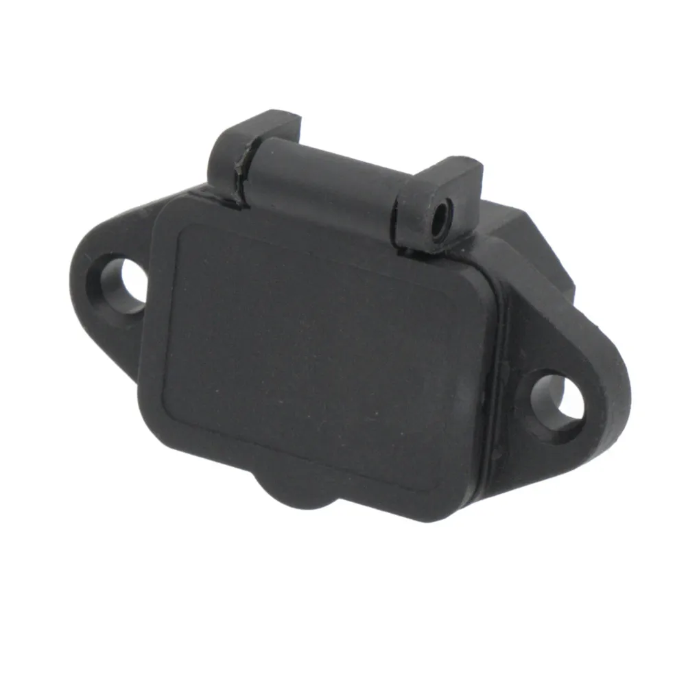 Base IEC C14 con Patillas para Montaje en Panel - Macho 250/10A (FastON de 4.75mm) con Tapa Abatible Vertical