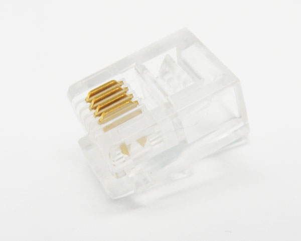 RJ-11 / RJ-14, pour Câble Plat 6P4C