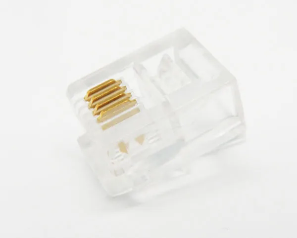RJ -11 / RJ-14, PARA CABLE PLANO 6P4C