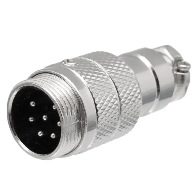 Conector aéreo GX16 macho 7 pines