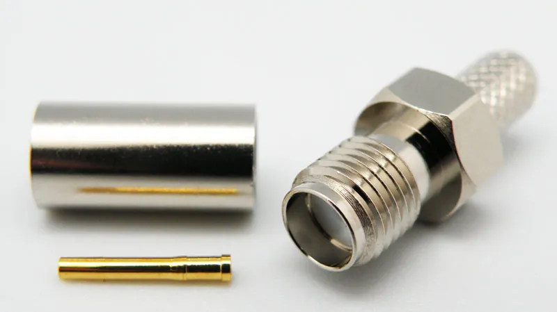 RG58 / LMR200, SMA HEMBRA AEREA, CRIMPAR
