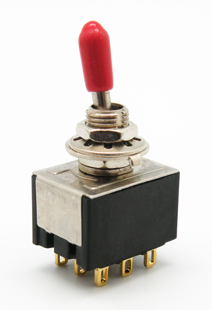 Interrupteur MINI 9P.(3PDT) ON-ON, 120V.5A (250V 2A)