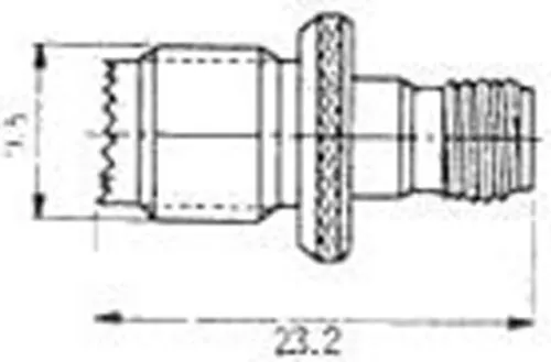 MINI UHF HEMBRA - SMA HEMBRA — imagen 2