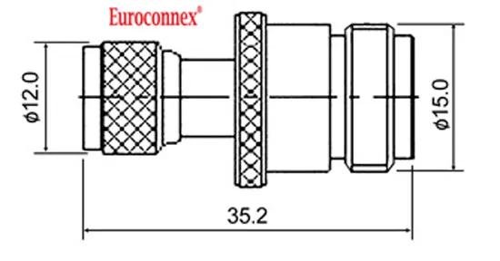 MINI UHF MACHO - N HEMBRA — imagen 2