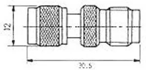 MINI UHF MACHO - TNC HEMBRA — imagen 2