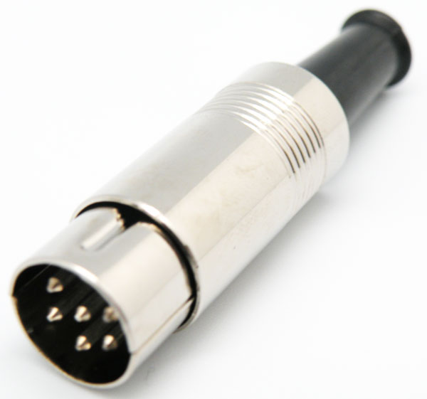 DIN MACHO AEREO, METALICO, 6P