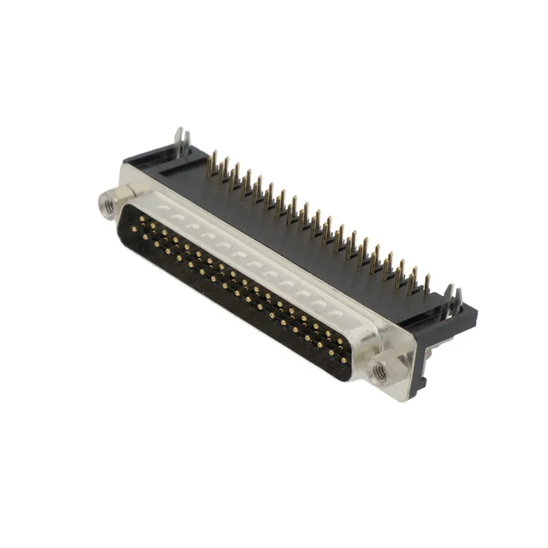 37P SUB-D MACHO ACODADO, CHASIS P.C.B., 9.4mm PIN — imagen 2