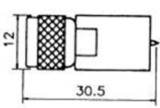 FME MACHO- MINI UHF MACHO — imagen 2
