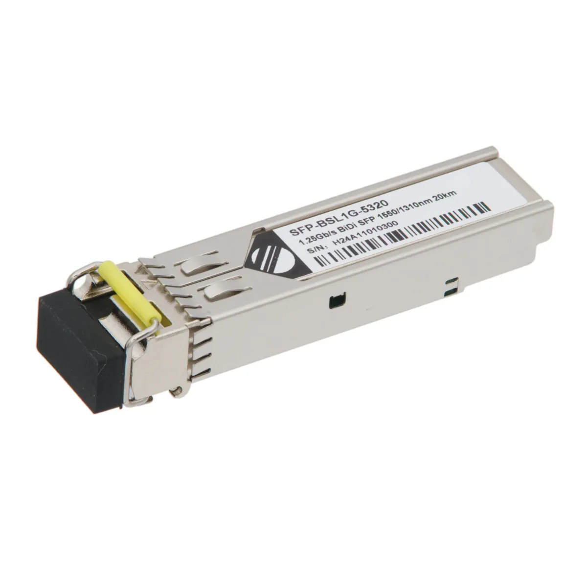 SFP BiDi 1.25Gbps, LC Simplex, Monomodo TX:1550 RX:1310nm - 20Km