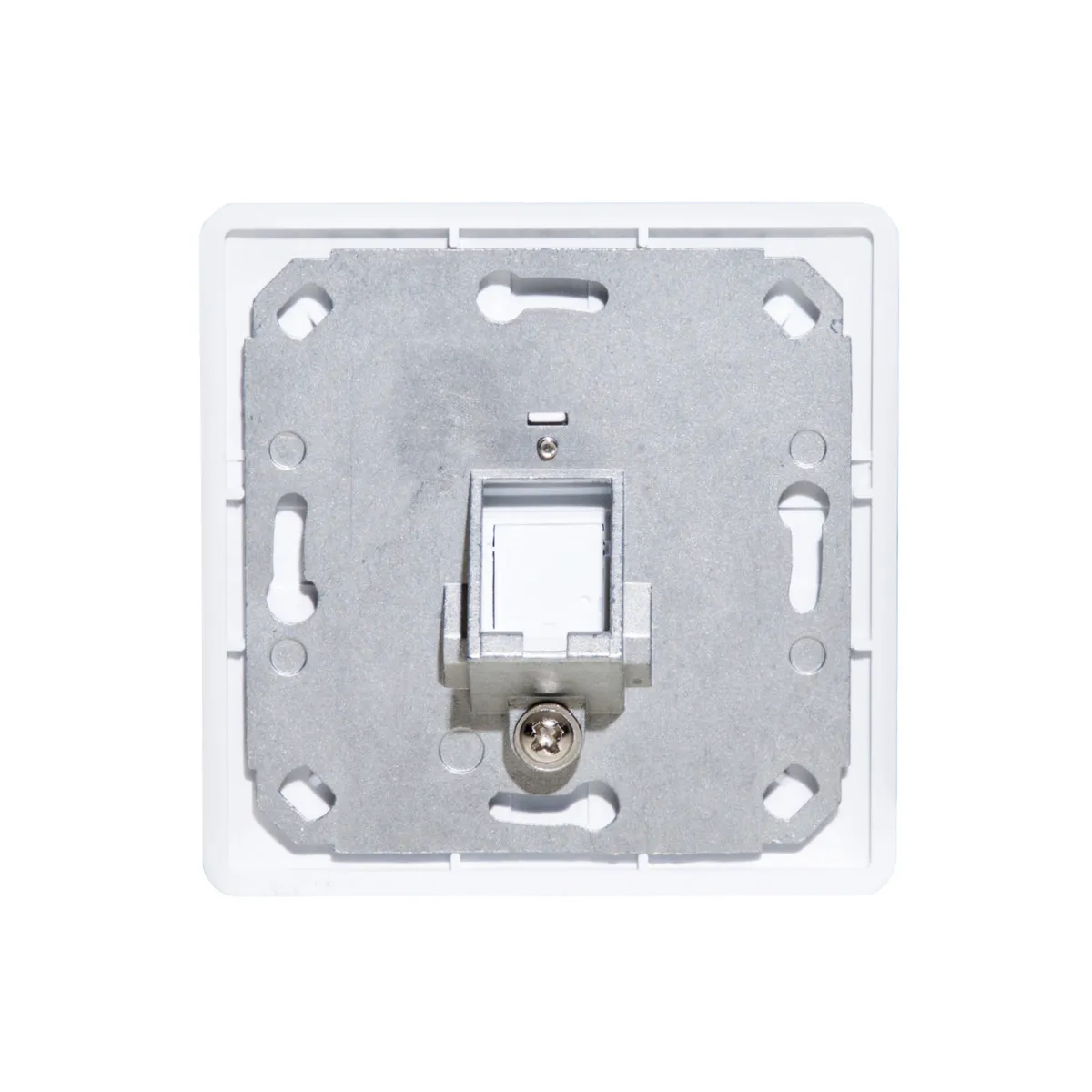 Carátula frontal de 1 keystone para caja de superficie 80x80mm | No incluye caja de superficie — imagen 5