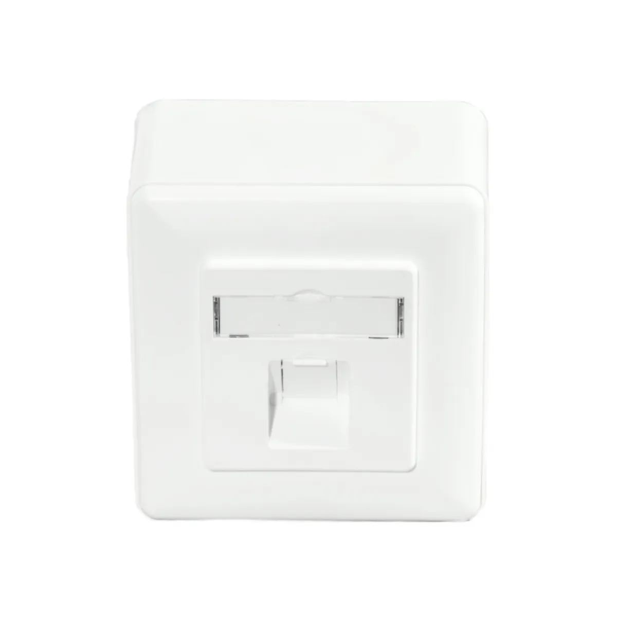 Carátula frontal de 1 keystone para caja de superficie 80x80mm | No incluye caja de superficie — imagen 6