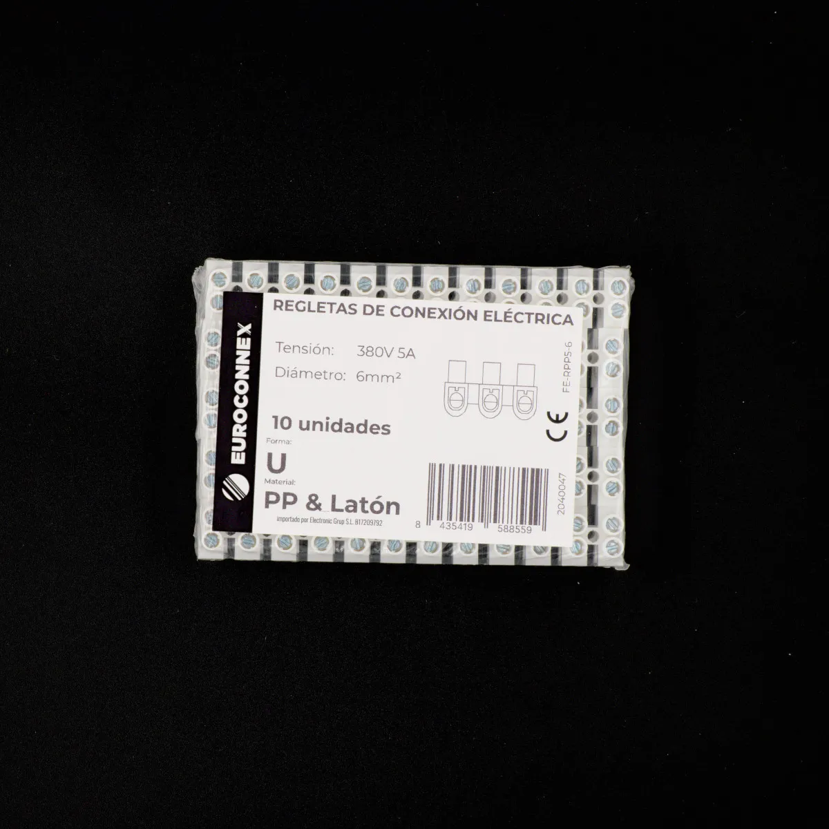 Regletas de conexión eléctrica PP 1.5mm² [10 unidades] — imagen 2
