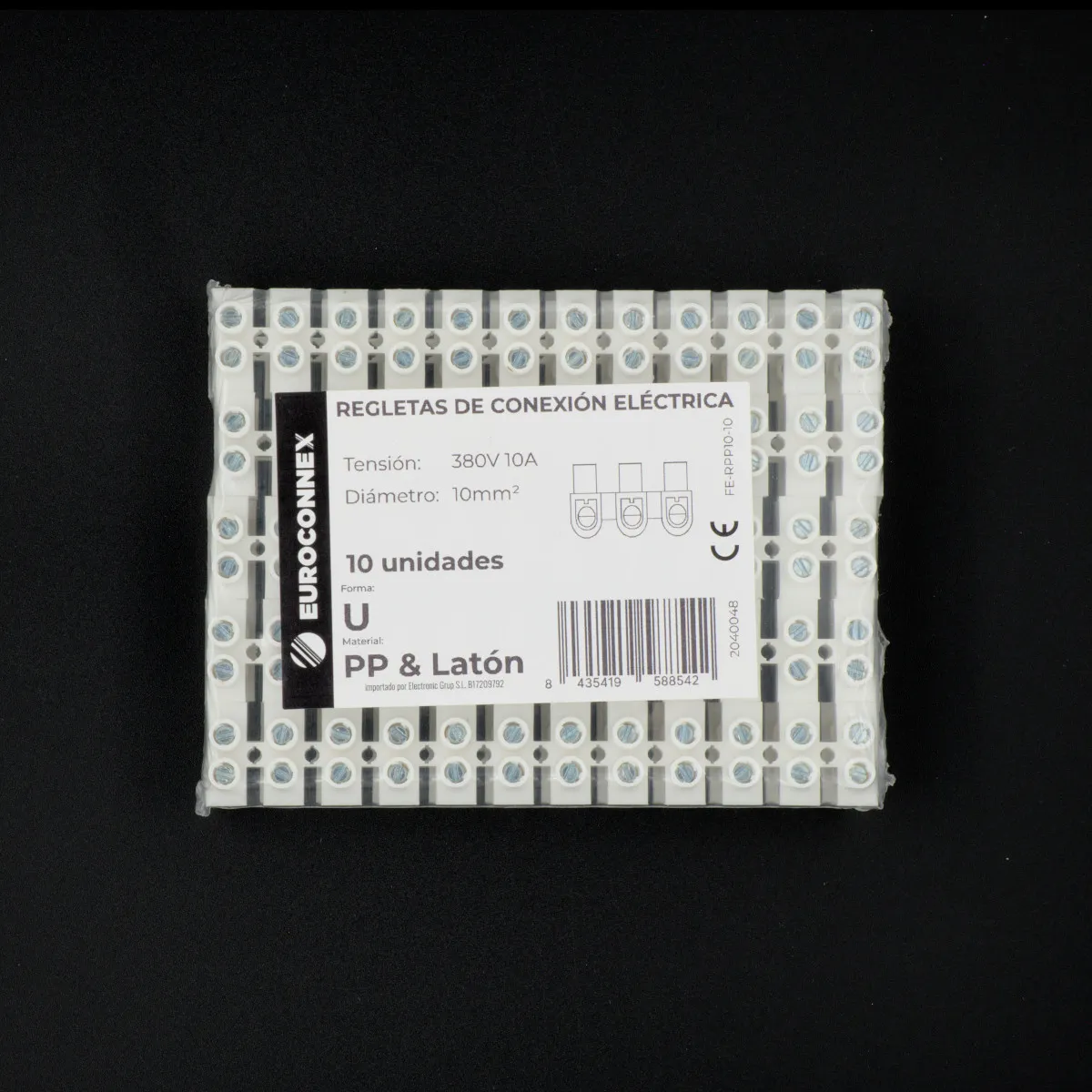 Regletas de conexión eléctrica PP 2.5mm² [10 unidades] — imagen 2