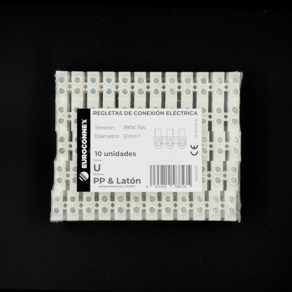 Regletas de conexión eléctrica PP 4mm² [10 unidades] — imagen 2