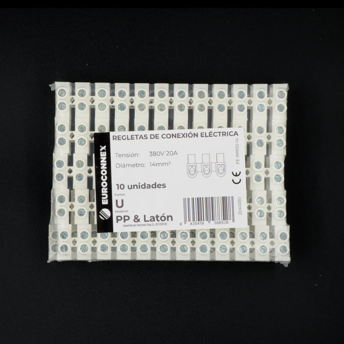 Regletas de conexión eléctrica PP 6mm² [10 unidades] — imagen 2