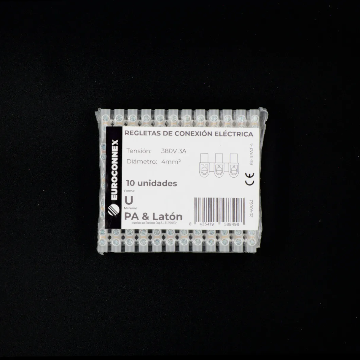 Regletas de conexión eléctrica PA 0.75mm² [10 unidades] — imagen 2