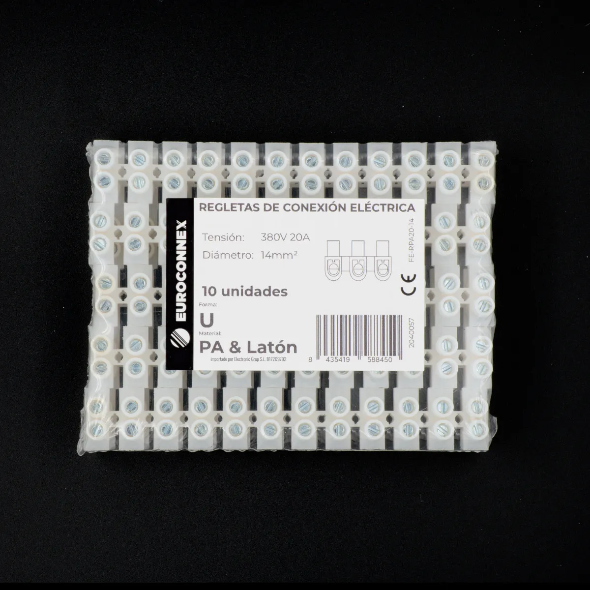 Regletas de conexión eléctrica PA 6mm² [10 unidades] — imagen 2