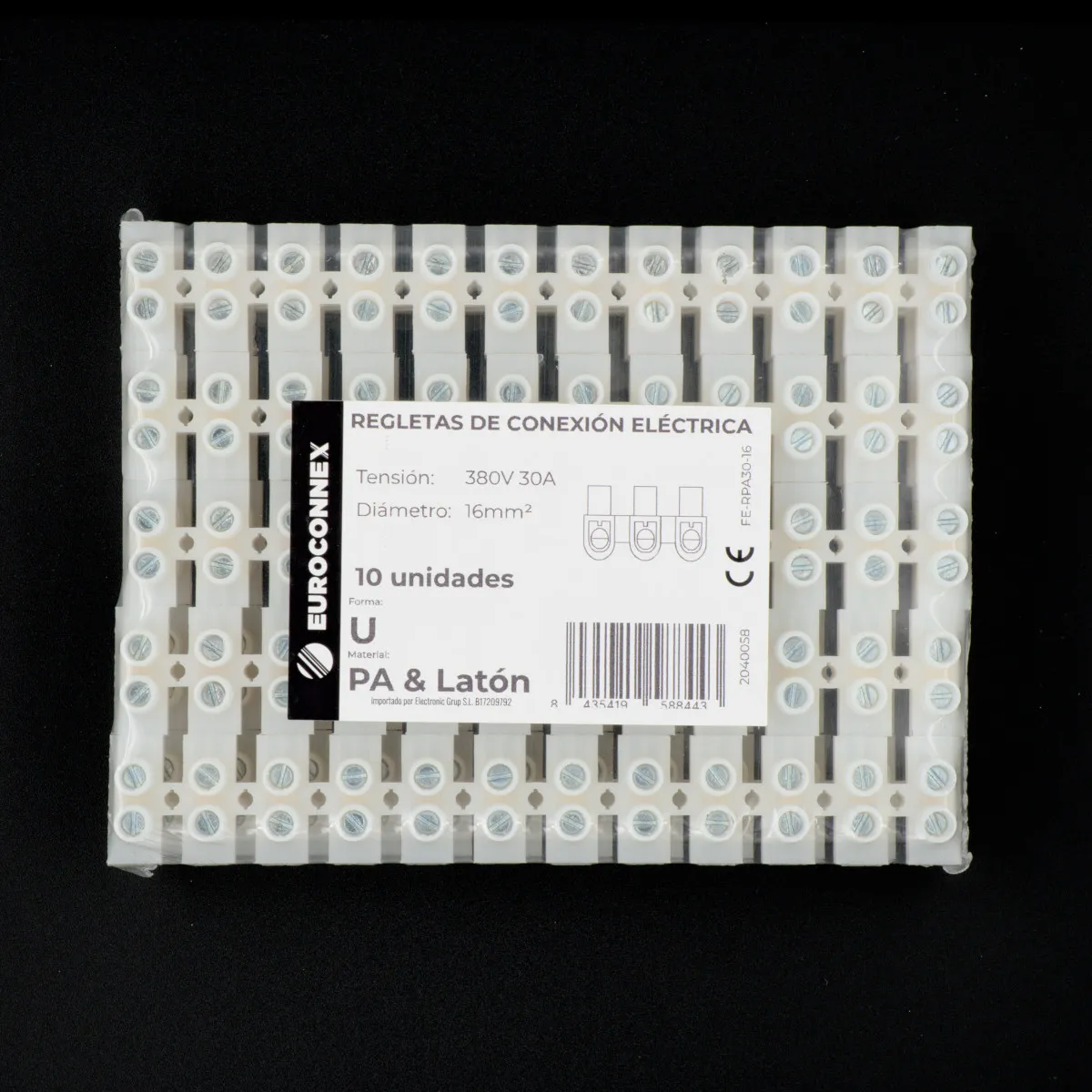 Regletas de conexión eléctrica PA 10mm² [10 unidades] — imagen 2