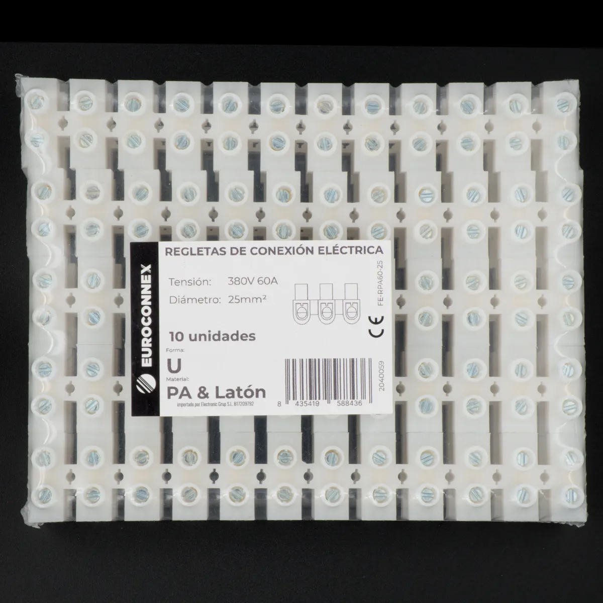 Regletas de conexión eléctrica PA 16mm² [10 unidades] — imagen 2