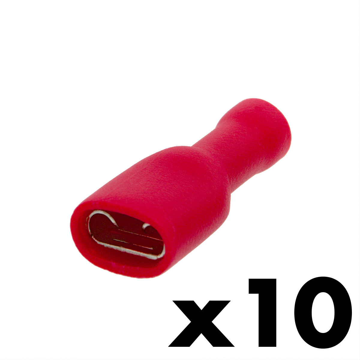 fully insulated FASTON female terminal 4.75mm 10A [10 units]