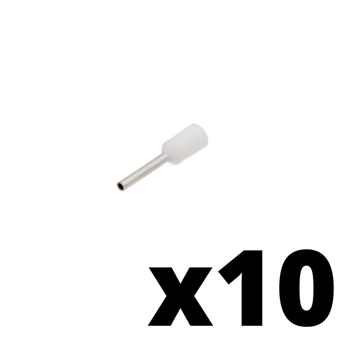 Puntera aislada para cable de 0.5mm² [AWG 22][10u. Blíster Colgar]