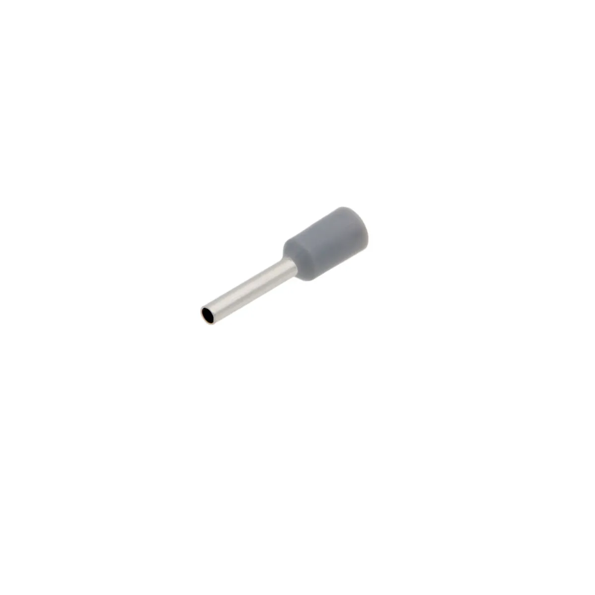 Isolated Wire Ferrule for 0.75mm² Cable [Grey][AWG 20][100u. Bulk]