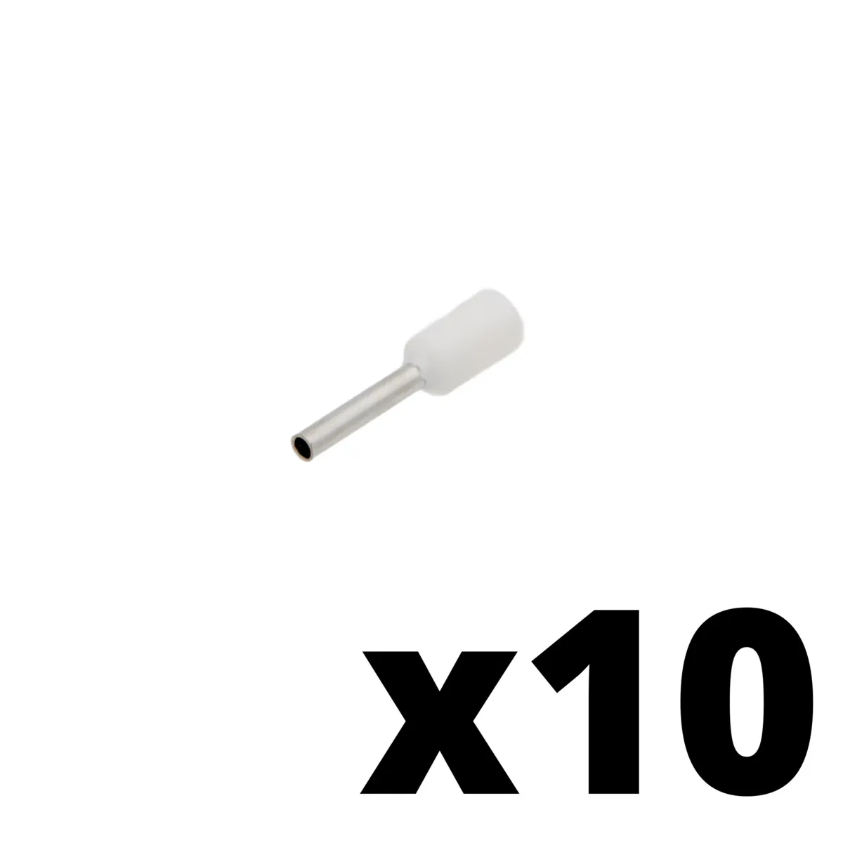 Isolated Connector for 0.75mm² Cable [White][AWG 20][10pc Hanging Strip Pack]