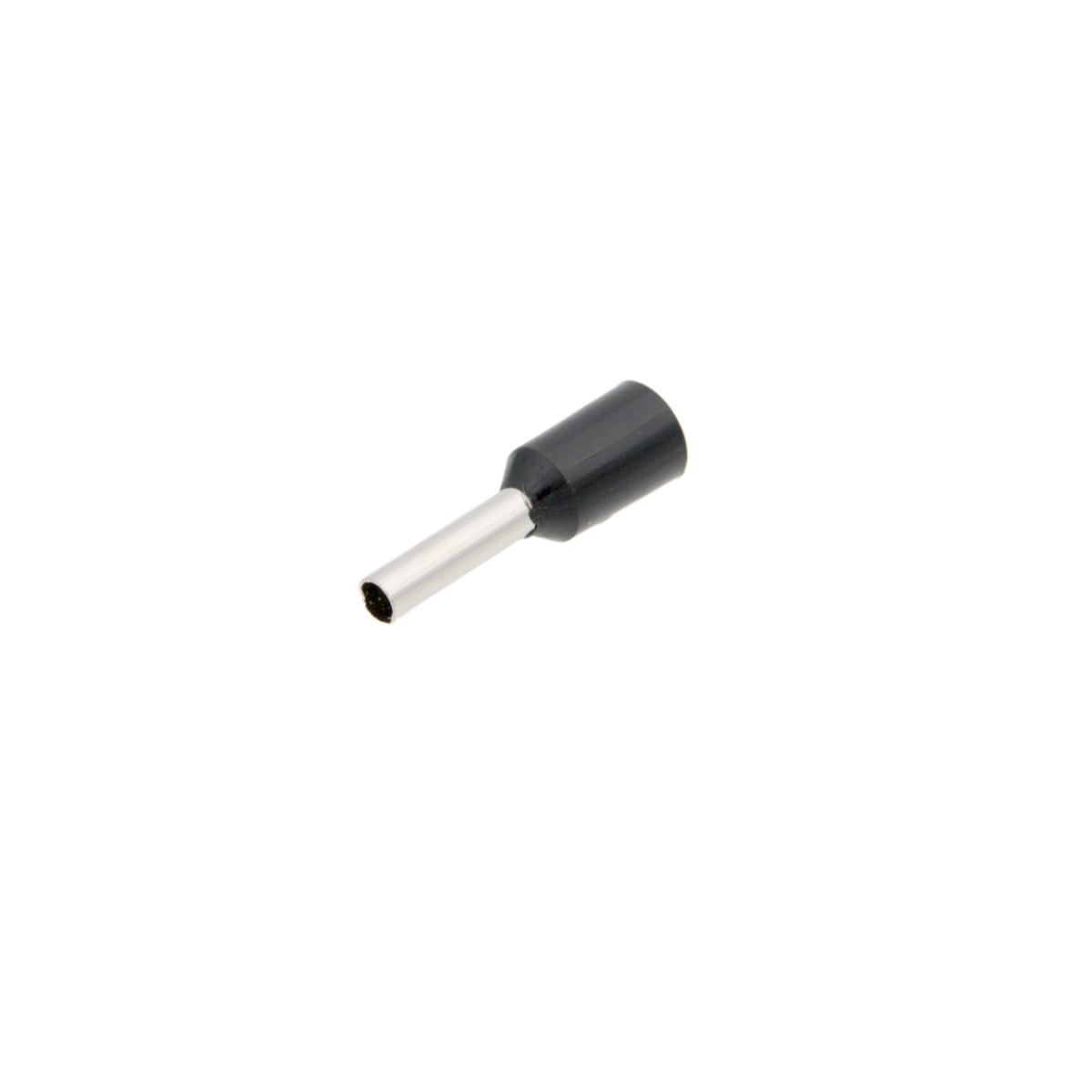 Puntera aislada para cable de 1.50mm² [Negro][AWG 16][100u. Bulk]