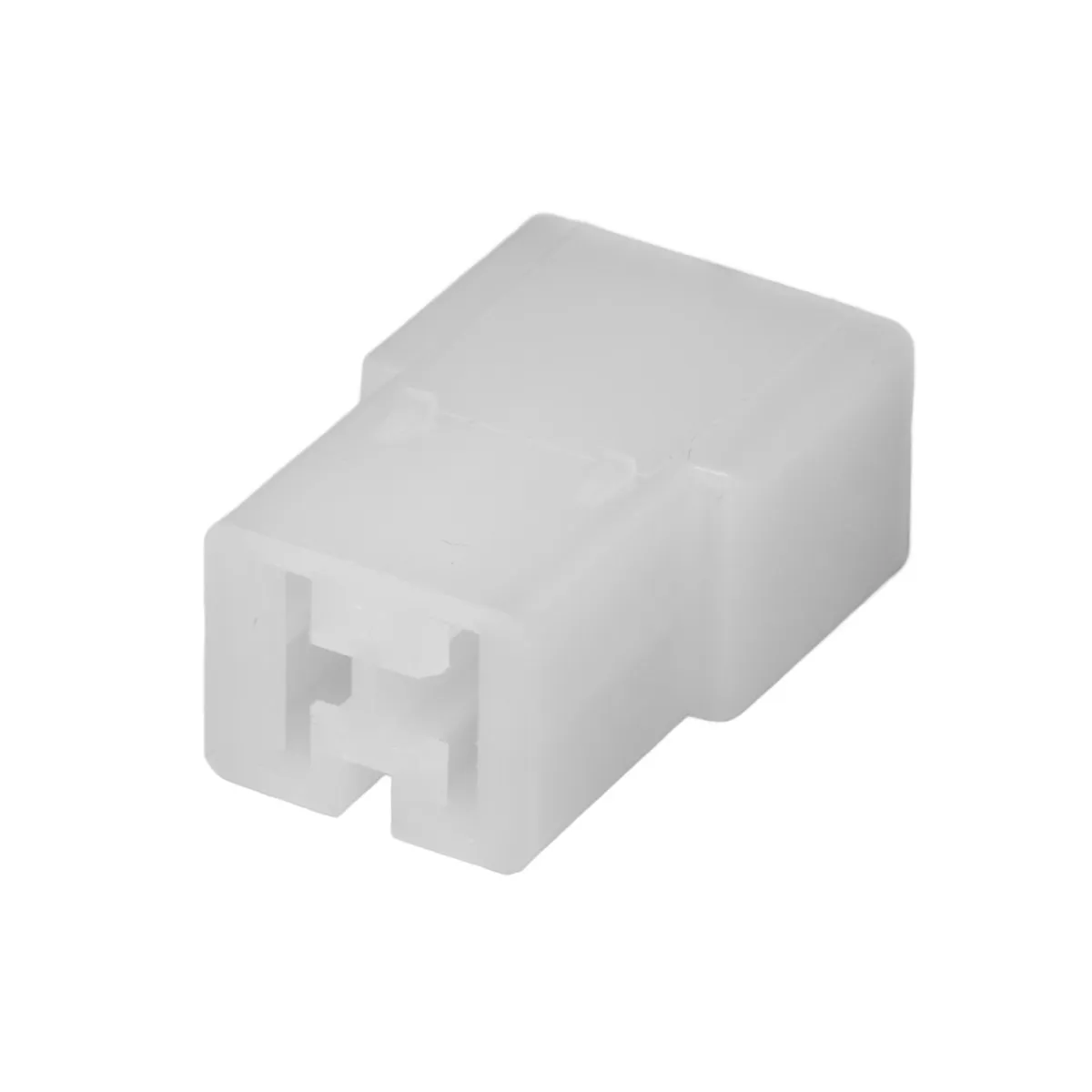 Plastic case for FastON female terminals, 2 way [25u. Blister]
