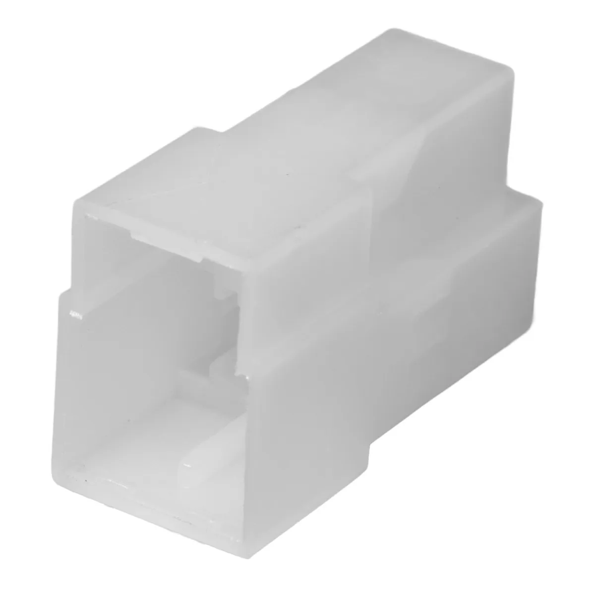 Plastic T-case for FastON male terminals, 3-way [25u. Blister]