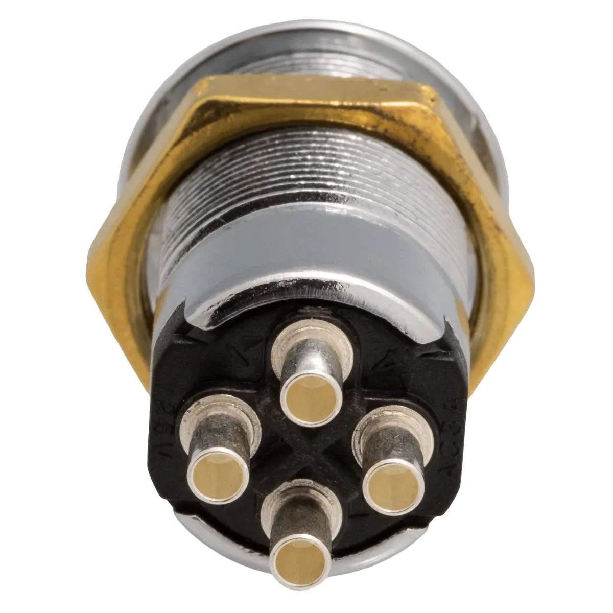 Interruptor cerradura ON-OFF-ON, 125V/1A (250V/0.5A) — imagen 2